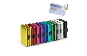 ALUMINUM CREDIT CARD HOLDER